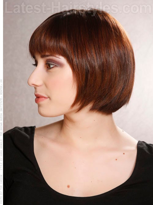 short highlighted bob