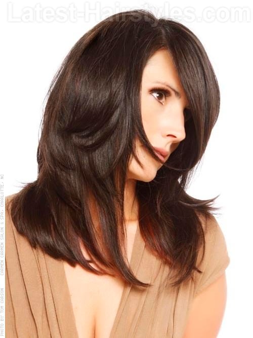 Timeless Long Layered Brunette Style