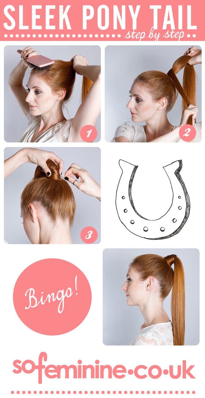 sleek ponytail tutorial