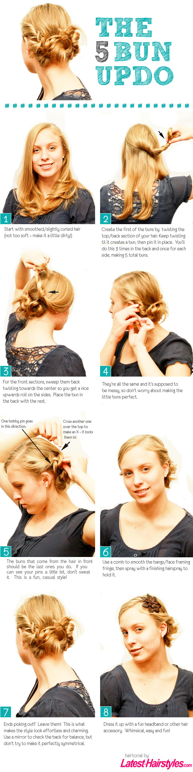  nosotros are constantly preaching almost how to accomplish healthier The v Bun Updo [Hair Tutorial]