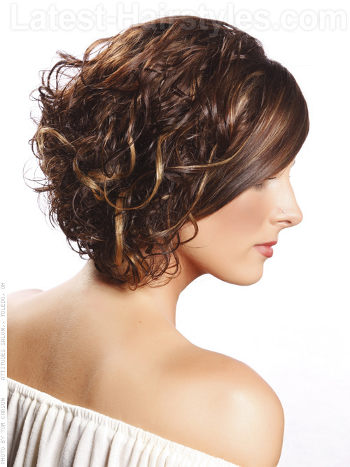 Dramatic Short Curly Hairstyles