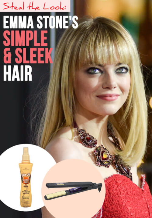 We dearest the classic long layered bob on Emma Stone Steal the Look: Emma Stone’s Simple together with Sleek Hairstyle