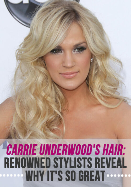 Carrie Underwood may accept gotten off to a somewhat rocky start inwards the pilus region when Carrie Underwood’s Hair: Renowned Stylists Reveal Why It’s So Great