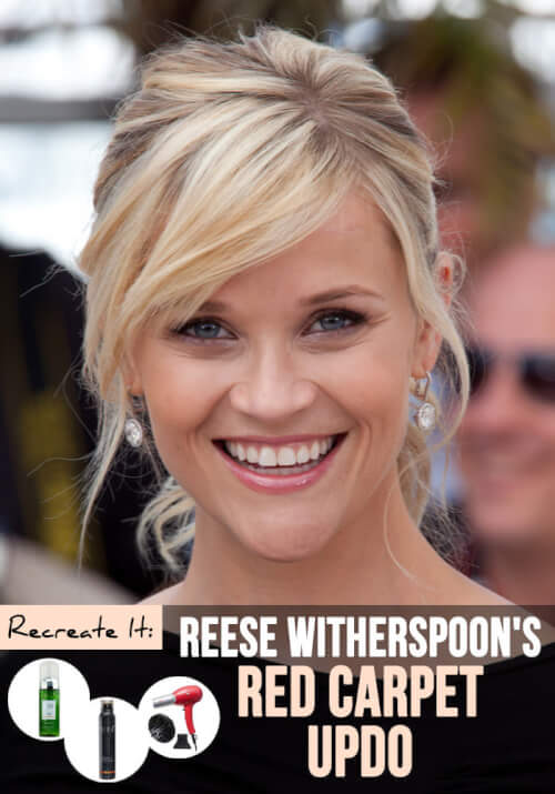 Reese Witherspoon was a stunner when she attended the  Rock the Look: The Ultimate Red Carpet Updo a la Reese Witherspoon