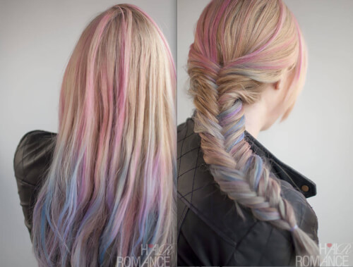 s something nigh autumn that makes me wishing to bathe inward rich colors Hair Chalk Extravaganza: Hair Chalking Tutorials for four Different Looks