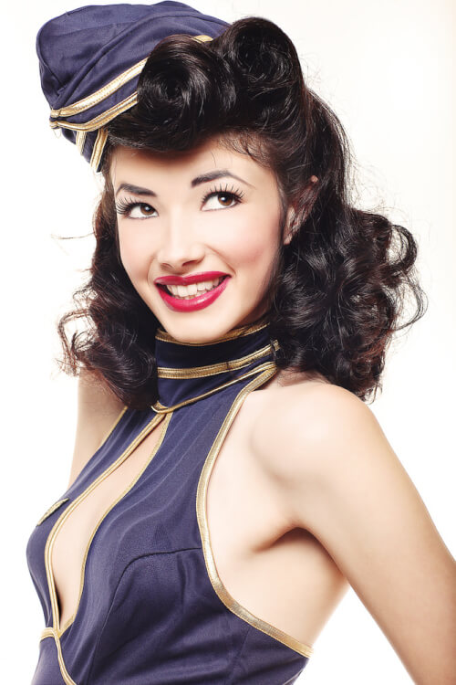  Bless your lucky stars the obsession amongst all things vintage continues 42 Pin Up Hairstyles That Scream “Retro Chic”