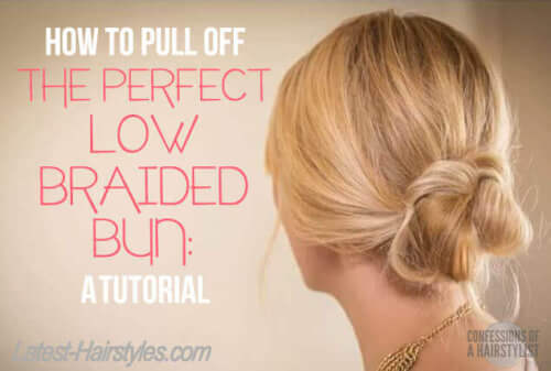  in addition to I am hither to present y'all how to practise 1 of the easiest updos always How to Pull Off the Perfect Low Braided Bun: Influenza A virus subtype H5N1 Tutorial