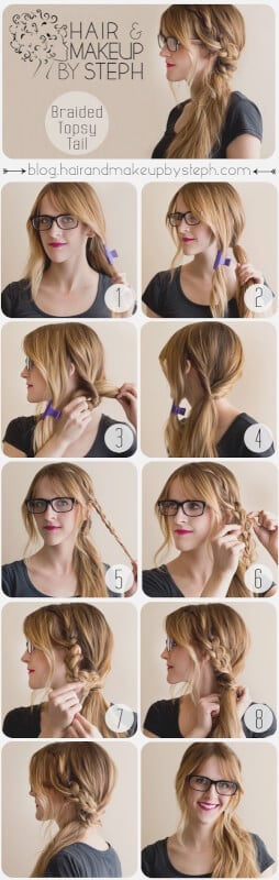 s curated post service features v dissimilar topsy tail hair tutorials that are every bit slowly to recre Topsy Turvy: 5 Topsy Tail Hair Tutorials to Get You Dizzy