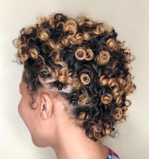 These trendy Bantu Knots are making a comeback amongst dark women who take hold natural xix Amazing Ways to Wear Bantu Knots