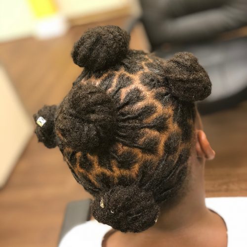 These trendy Bantu Knots are making a comeback amongst dark women who take hold natural xix Amazing Ways to Wear Bantu Knots