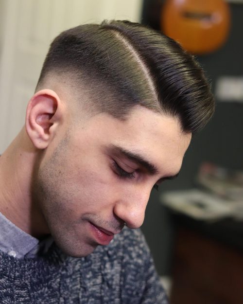 s hairstyle where the pilus is parted to ane side sixteen Classy Meets Modern Side Part Haircut Ideas for Men