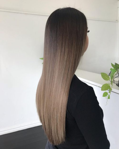 re thinking close getting a balayage on direct pilus as well as hence you lot xviii Balayage Straight Hair Color Ideas You Have to See