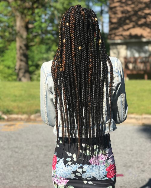 Jumbo box braids are a bigger as well as thicker variant of the famous African These eighteen Jumbo Box Braids Are Just Incredible