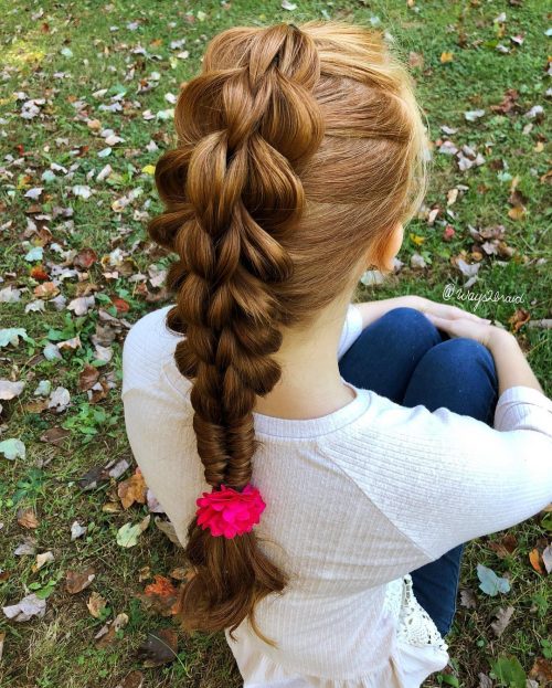 Tired of the same tedious hairstyles for your piddling immature lady 29 Cutest Little Girl Hairstyles