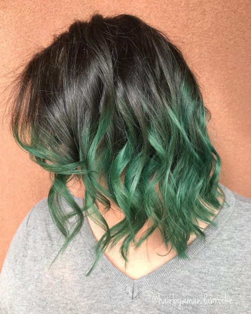 17 Amazing Examples Of Green Hair 2020 Trends