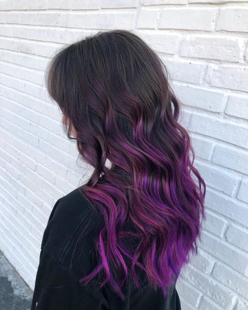 A dark Ombre pilus color is when your pilus is gradually blended from a dark hue to anothe xix Trending Black Ombre Hair Colors