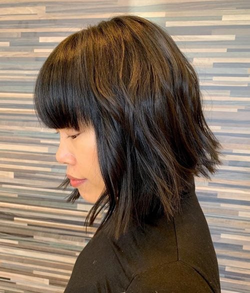 Add personality in addition to flair to your hairstyle past times adding fresh fringe bangs 37 Hottest Fringe Bangs Trending On Instagram