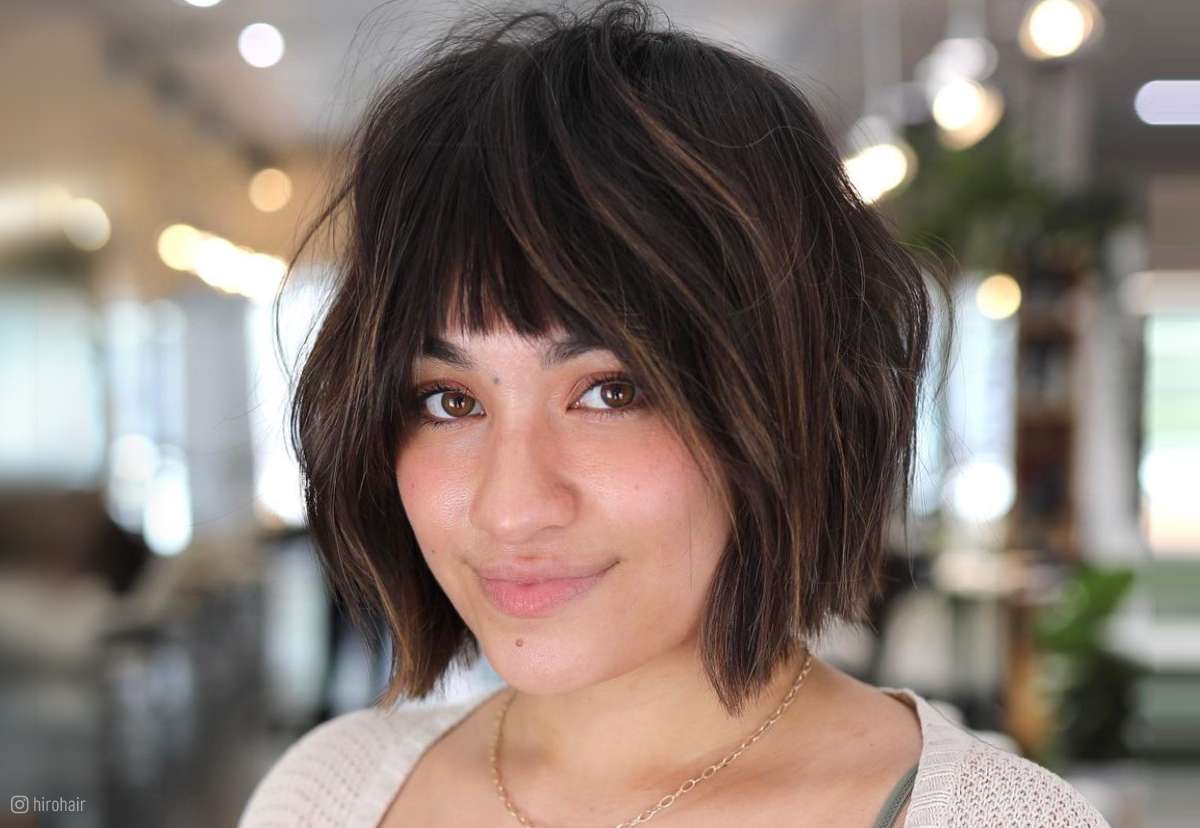 46 Cute Bob Haircuts With Bangs To Copy In 2020