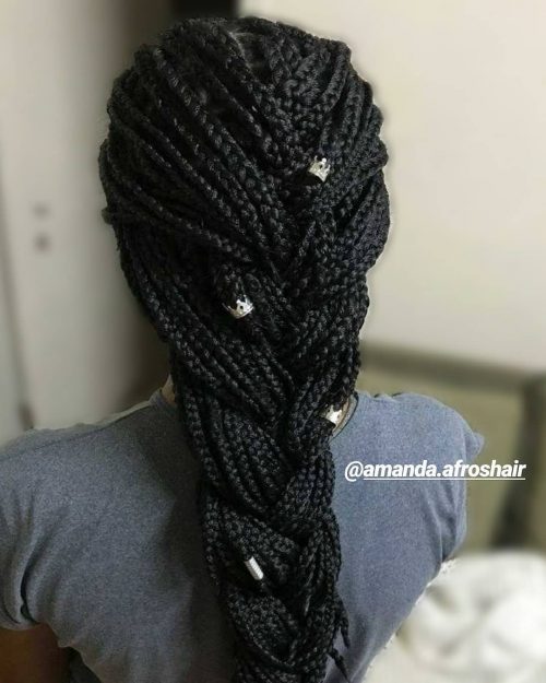 Box braids are i of the most pop hairstyles with African Americans These Box Braids Hairstyles Are Totally Hot Right Now