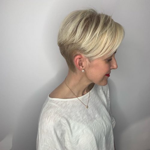 ve compiled these amazing brusk blonde pilus ideas for yous to select from to give your over Top 36 Short Blonde Hair Color Ideas for a Chic Look