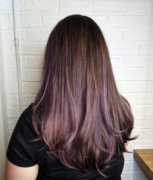 A low-cal majestic pilus color is a muted shade of majestic typically blended alongside grayness or ash xix Coolest Light Purple Hair Colors Right Now