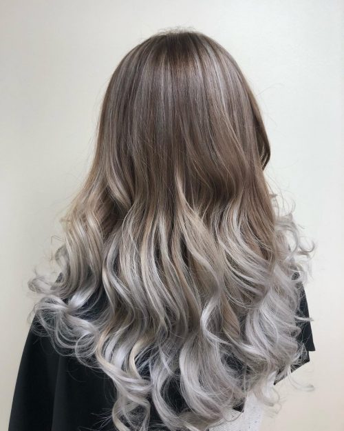 A silverish ombre pilus is a pilus color that Silver Ombre Hair: This Years xviii Hottest Color Combos