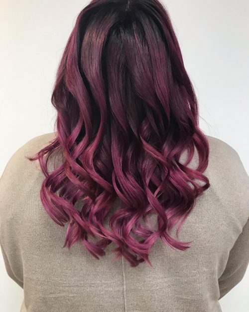  Chances are this hue already made a scene on your Instagram or Pinterest dashboards as well as g 22 Hottest Red Purple Hair Color Ideas To Try This Year