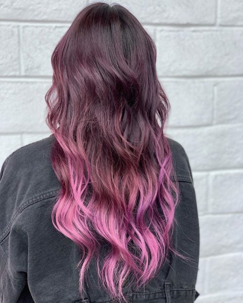 A violet pilus color is a mixture of cherry in addition to blueish tones balanced into a vivid hue eighteen Reasons to Color Your Hair Violet Purple