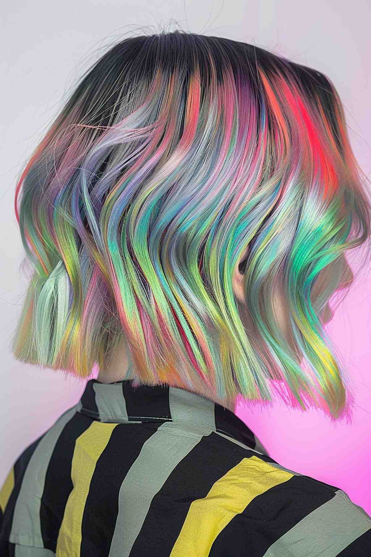 Everyone is going WILD for rainbow pilus colors in addition to hence I 29 Colorful Rainbow Hair Ideas You Need To See
