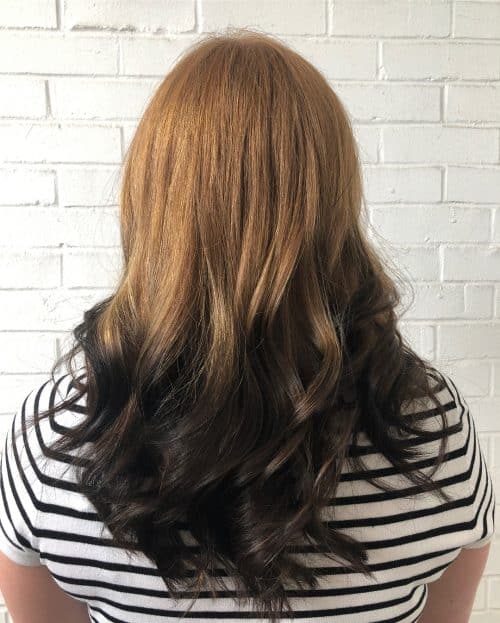 A contrary ombre is a pilus coloring technique that features a lighter note on top gradually eighteen Coolest Reverse Ombre Hair Color Ideas