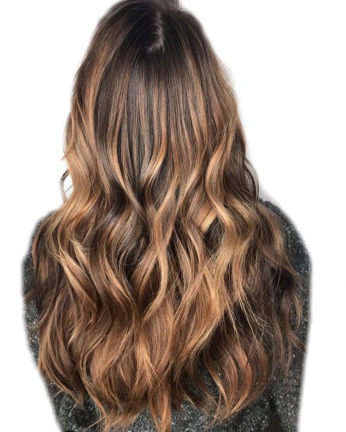 A balayage on dark pilus color is a gorgeous means to locomote costless 17 Stunning Examples of Balayage Dark Hair Color