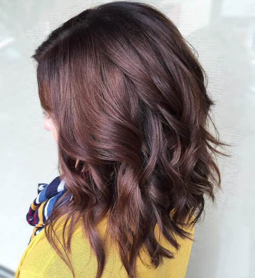 A burgundy pilus color is a blend of brownish together with imperial that create a deep burgundy cherry vino  38 Best Burgundy Hair Color Ideas – Yummy Wine Colors!