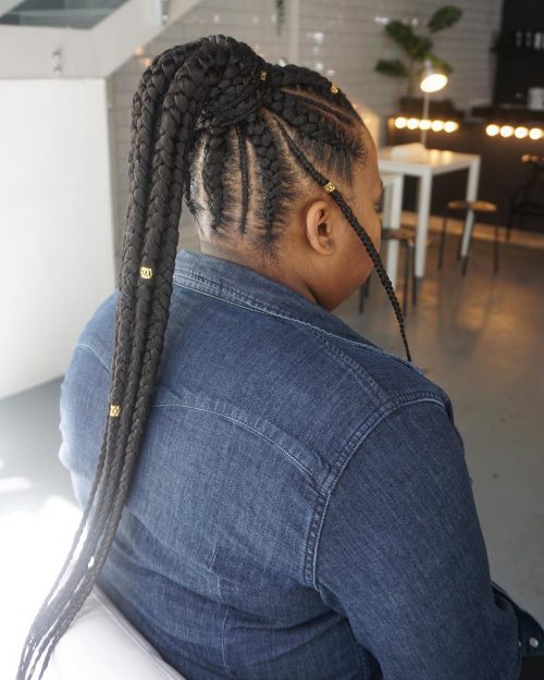 Jumbo box braids are a bigger as well as thicker variant of the famous African These eighteen Jumbo Box Braids Are Just Incredible