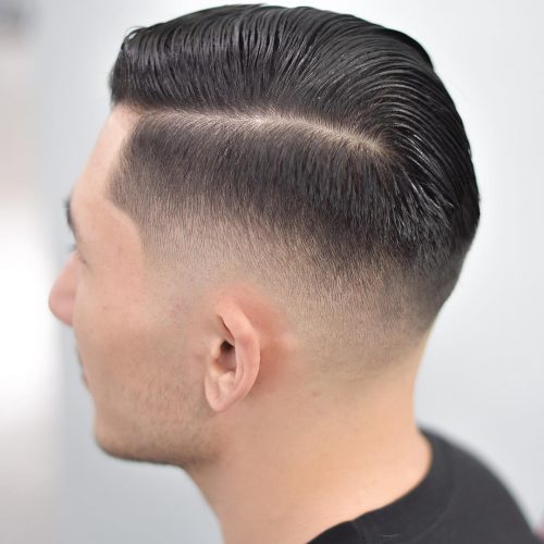 s haircut that involves long pilus on overstep which gradually gets shorter until peel sixteen Awesome Low Skin Fade Haircut Ideas