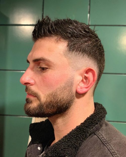 s haircut that involves long pilus on overstep which gradually gets shorter until peel sixteen Awesome Low Skin Fade Haircut Ideas