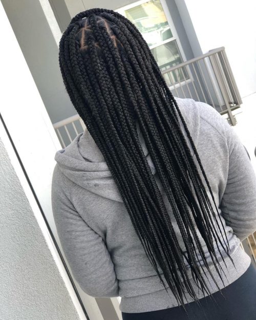 Box braids are i of the most pop hairstyles with African Americans These Box Braids Hairstyles Are Totally Hot Right Now