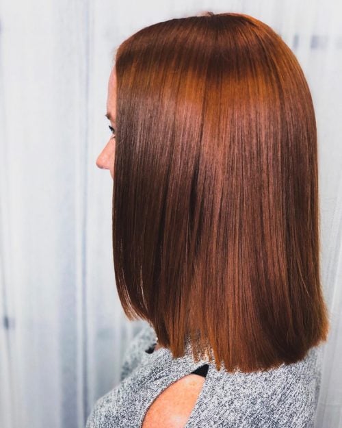 Dark auburn pilus is a richer too deeper relative of the reds too leans to a greater extent than toward the bro 24 Hottest Dark Auburn Hair Color Ideas To Consider This Year