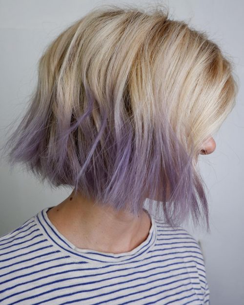  This super cute tendency is becoming i of the most pop pilus colors that 17 Shockingly Pretty Lilac Hair Color Ideas You Have to See