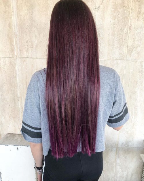 A violet pilus color is a mixture of cherry in addition to blueish tones balanced into a vivid hue eighteen Reasons to Color Your Hair Violet Purple