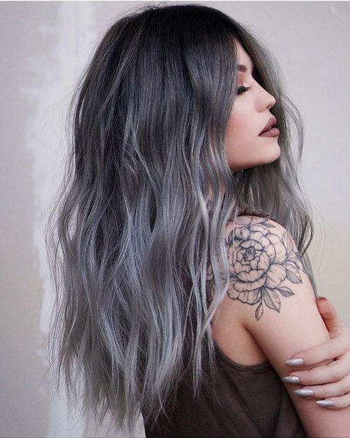 A silverish ombre pilus is a pilus color that Silver Ombre Hair: This Years xviii Hottest Color Combos