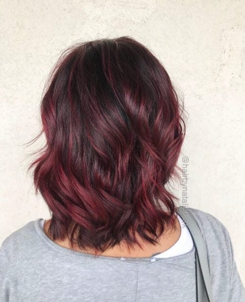 Dark auburn pilus is a richer too deeper relative of the reds too leans to a greater extent than toward the bro 24 Hottest Dark Auburn Hair Color Ideas To Consider This Year