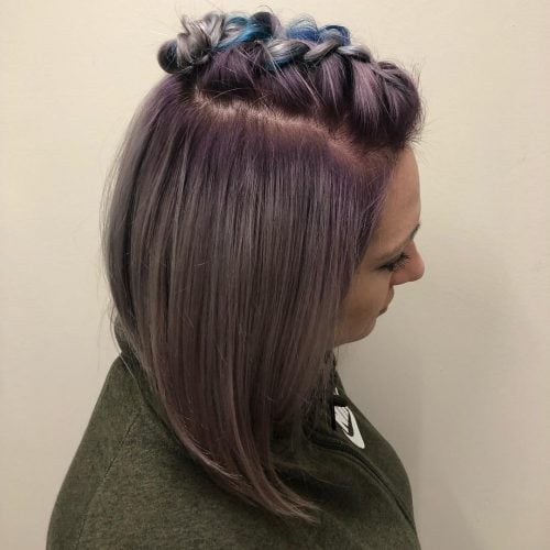 A violet pilus color is a mixture of cherry in addition to blueish tones balanced into a vivid hue eighteen Reasons to Color Your Hair Violet Purple