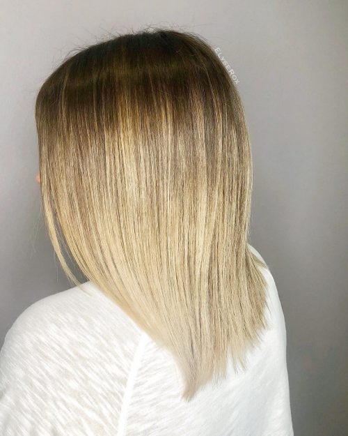 Take your unnatural or natural blonde color to the side past times side story amongst 1 of these pop bl 28 Top Blonde Ombre Hair Color Ideas