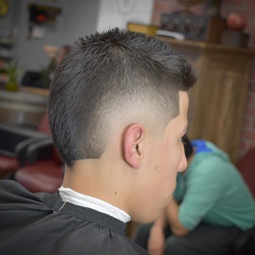  the classic driblet fade haircut is specific type of pilus fade that starts from the temples  24 Coolest Examples of Drop Fade Haircuts This Year