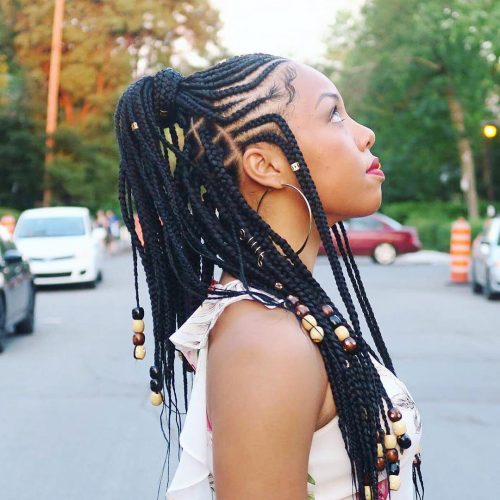Feed inwards braids are protective braided hairstyles that brand utilization of pilus extensions that are 29 New Feed In Braids To Check Out
