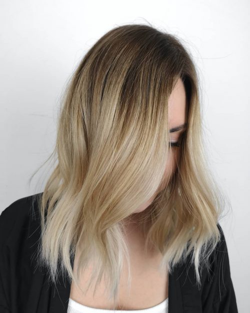 Take your unnatural or natural blonde color to the side past times side story amongst 1 of these pop bl 28 Top Blonde Ombre Hair Color Ideas