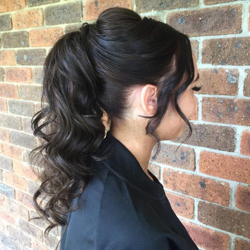 A high ponytail is a hairstyle that has all the pilus gathered in addition to secured into a department o xv Best High Ponytail Ideas You’ll Ever Seen