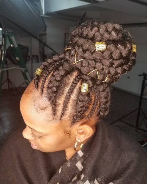 Jumbo box braids are a bigger as well as thicker variant of the famous African These eighteen Jumbo Box Braids Are Just Incredible