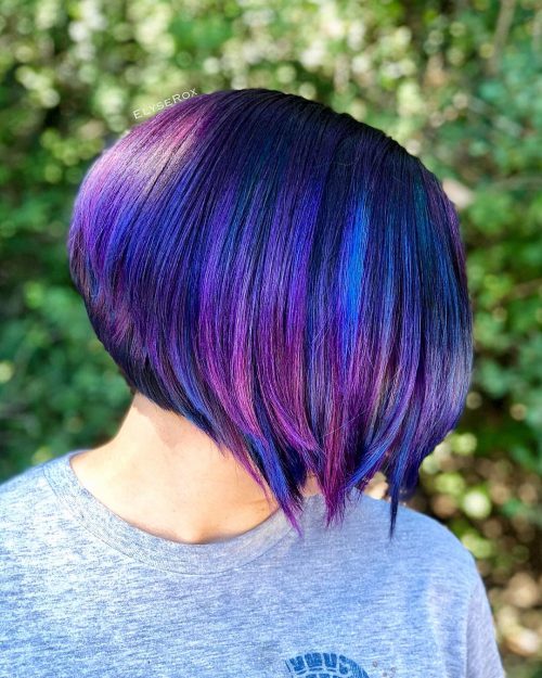 The galaxy pilus tendency started several years agone in addition to it 23 Incredible Galaxy Hair Color Ideas