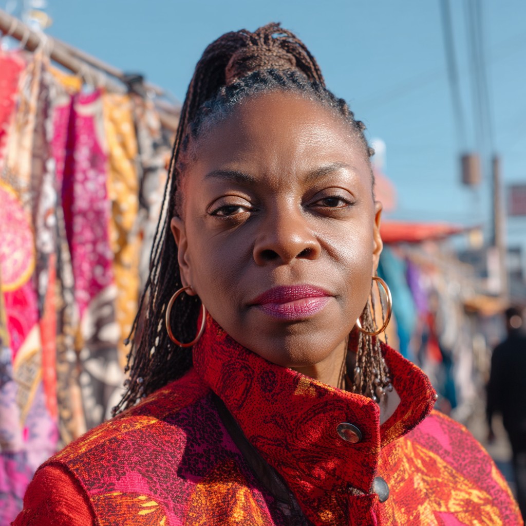 Elegant Long Cornrows for Women Over 50